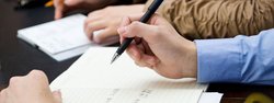Researcher edits academic paper